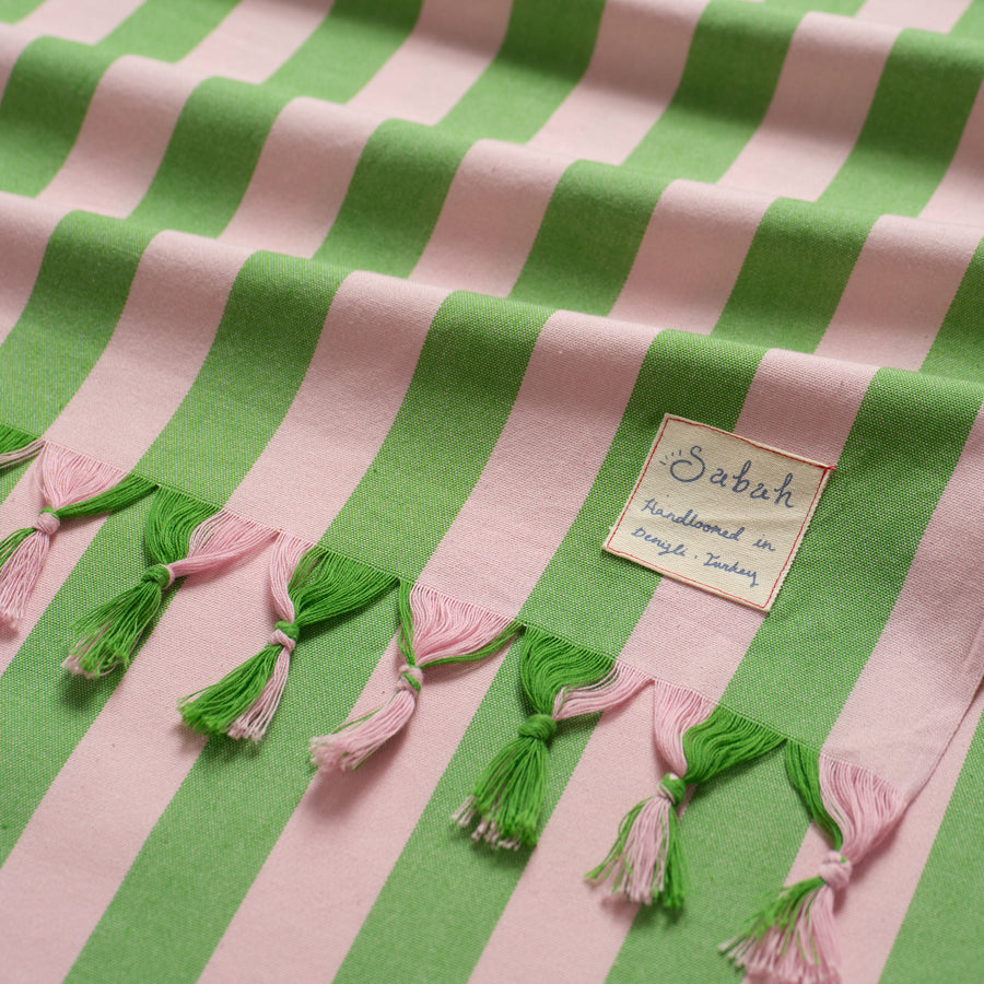Sabah Peshtemal - Rhubarb Stripe
