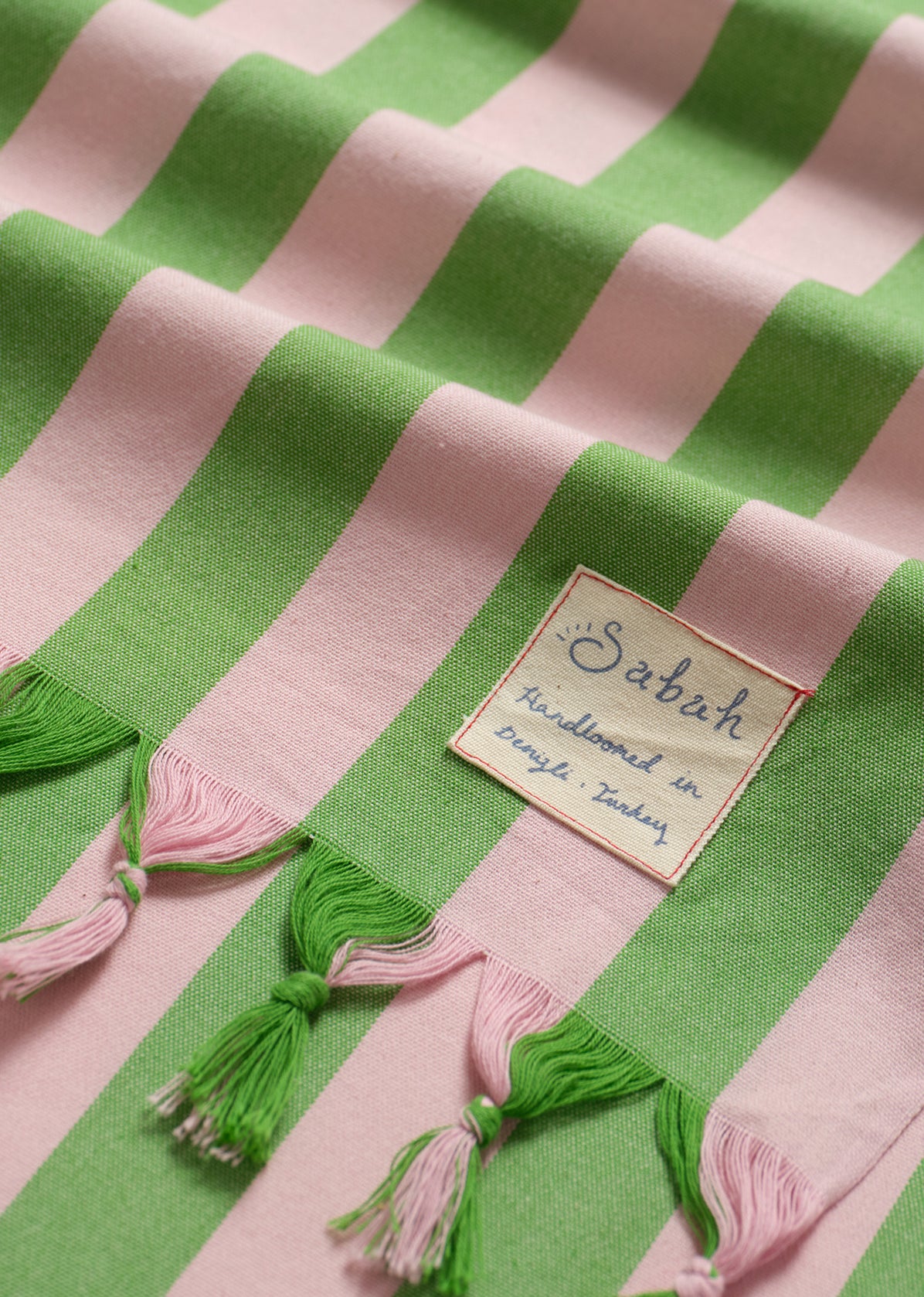 Sabah Peshtemal - Rhubarb Stripe