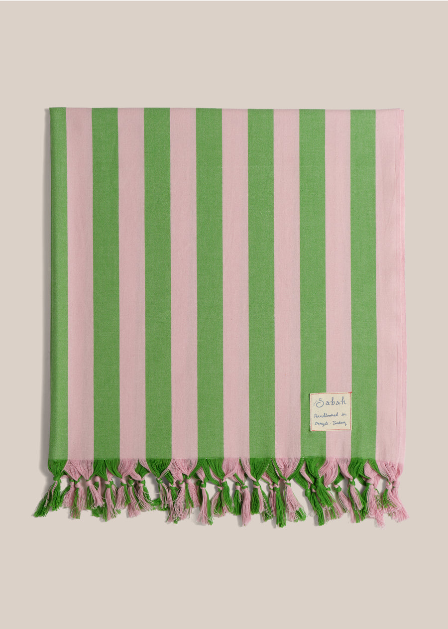 Sabah Peshtemal - Rhubarb Stripe