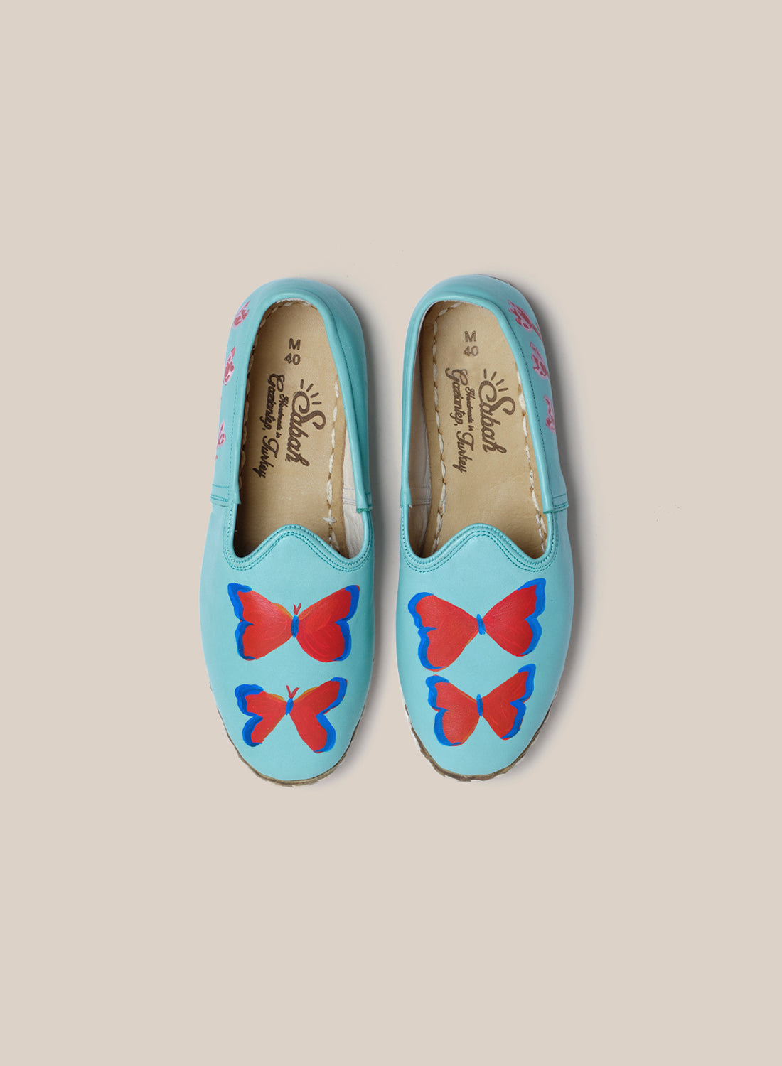 Mens 40 - Mint Butterfly