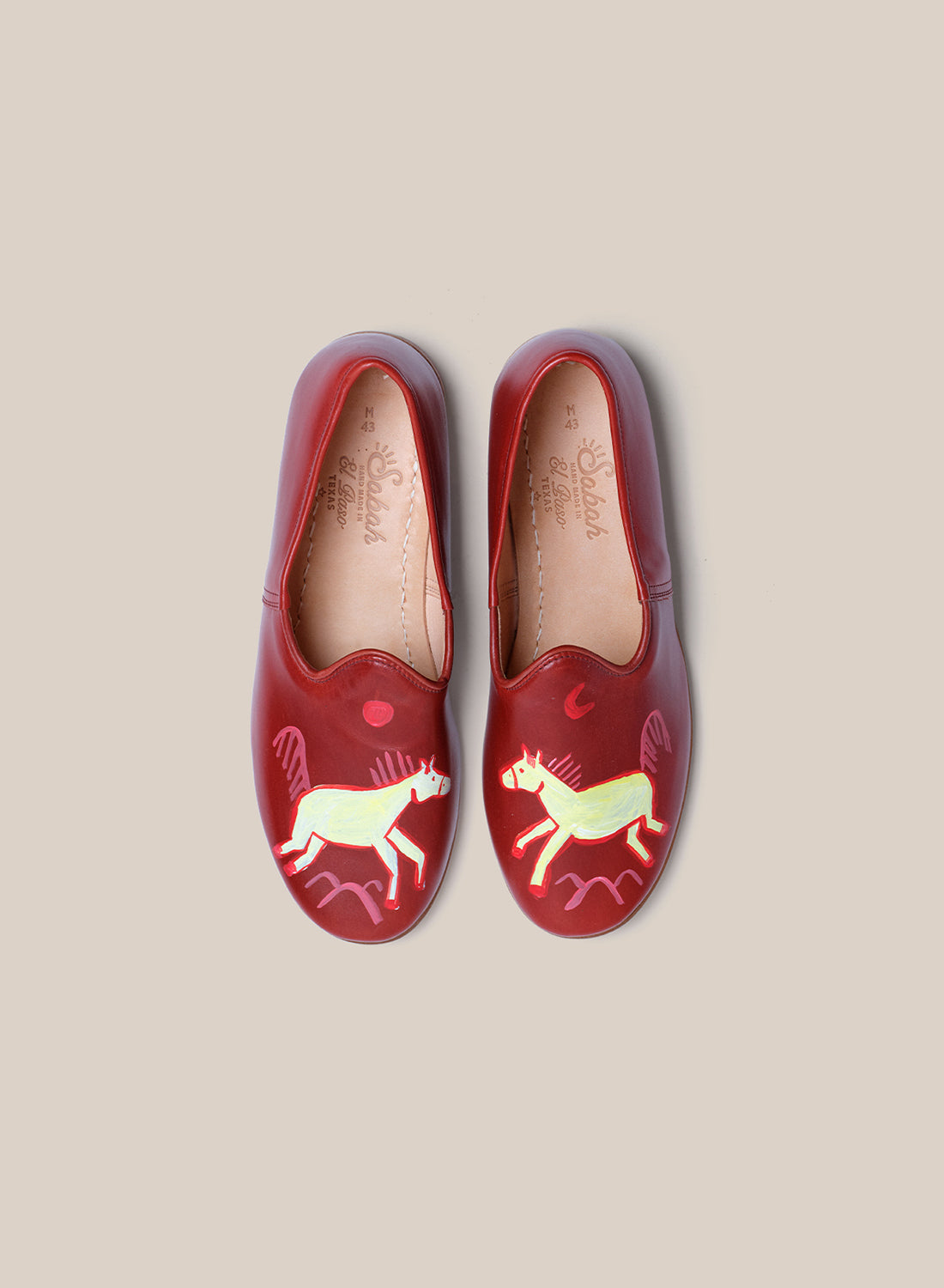 Mens 43 - Red Bolo Equine