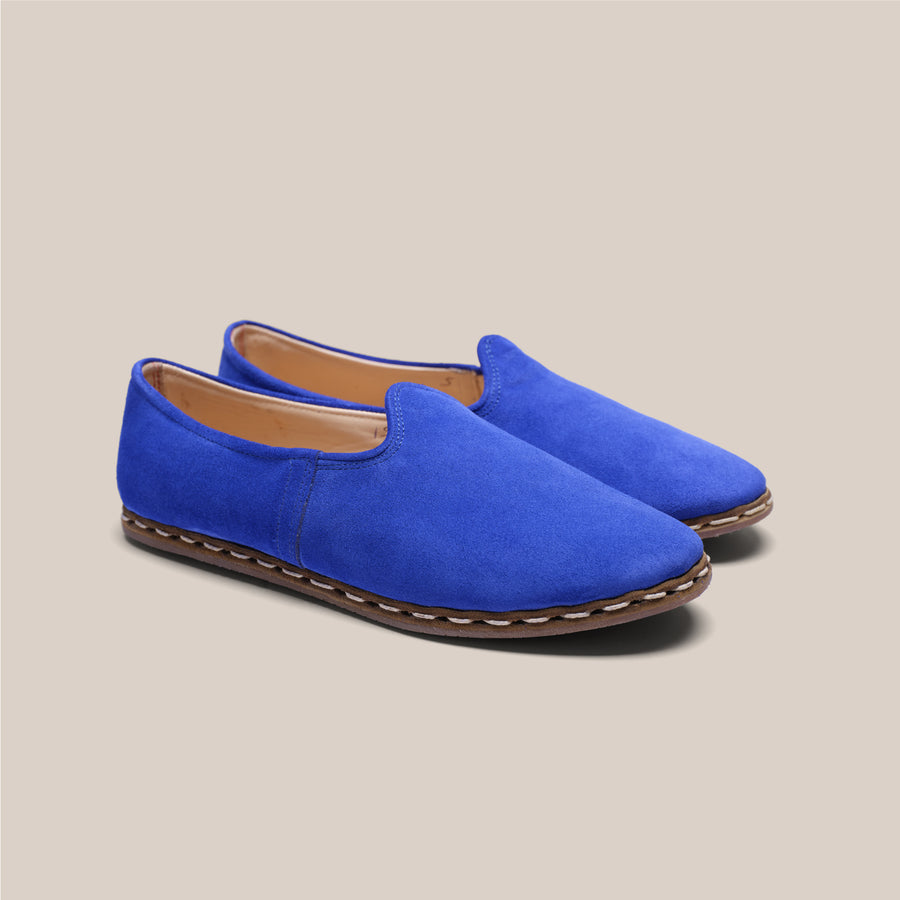 Electric Blue Suede Sabah (Mens)