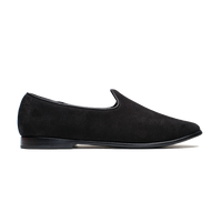 The Bolo for Drake's - Black Suede