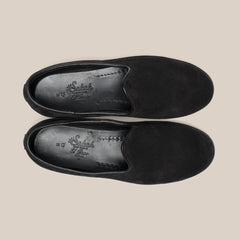 The Bolo for Drake's - Black Suede