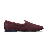 The Bolo for Drake's - Burgundy Suede