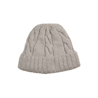 Cable Knit Beanie - Oatmeal