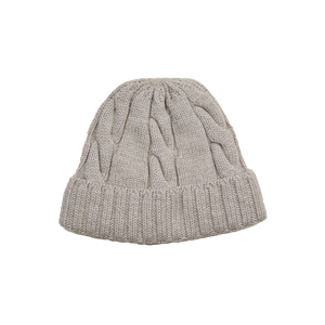 Cable Knit Beanie - Oatmeal