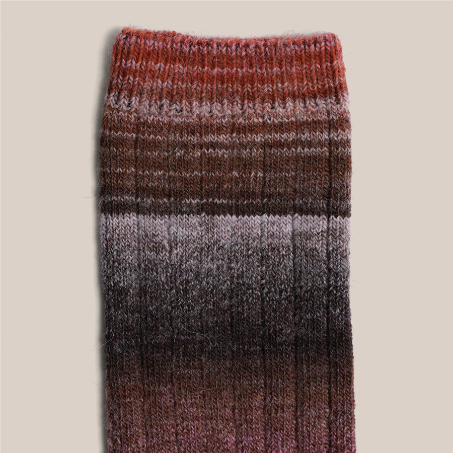 Yarn Dye Socks - Crimson