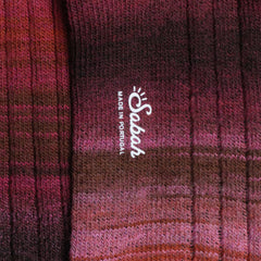 Yarn Dye Socks - Crimson