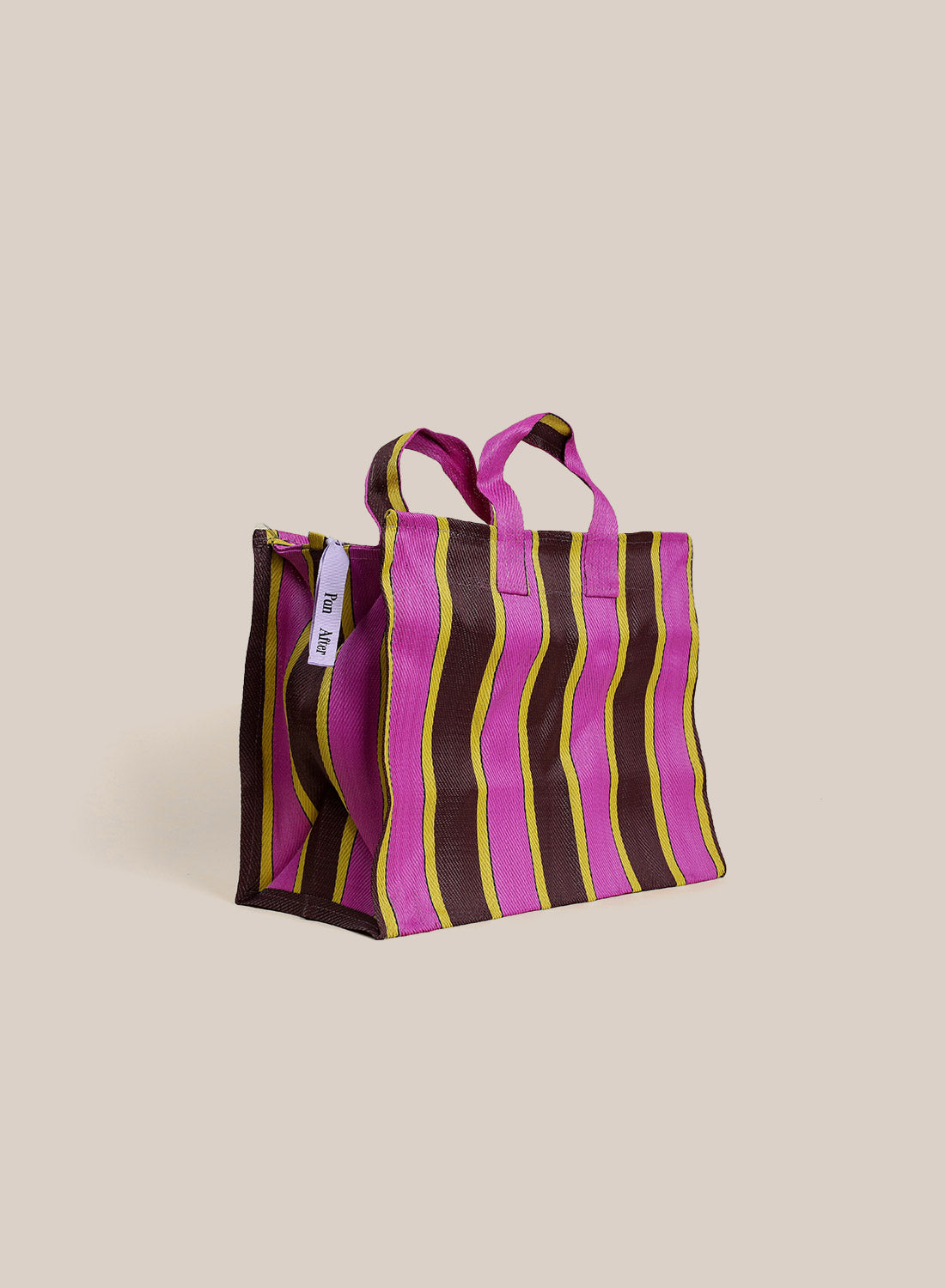 Day-to-Day Bag by Pan After - Small, Pink/Brown