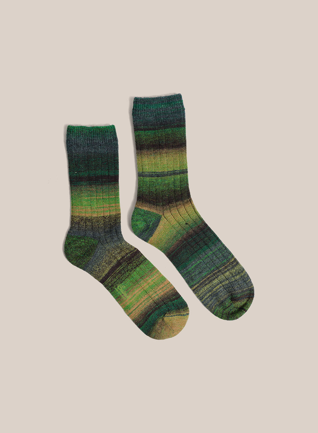 Yarn Dye Socks - Forest