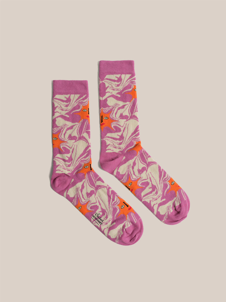 Myfawnwy Cosmic Sun Socks
