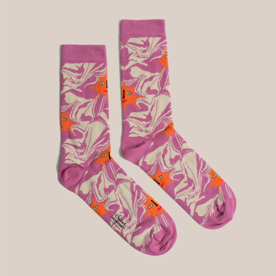 Myfawnwy Cosmic Sun Socks