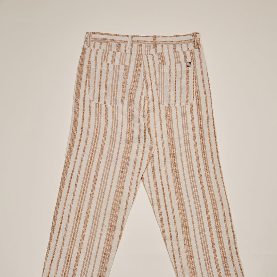 Thomas Brown Stripes Pants by KARDO