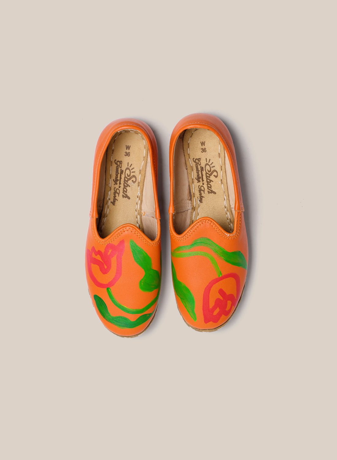 Womens 36 - Orange Floral