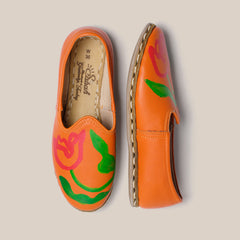 Womens 36 - Orange Floral