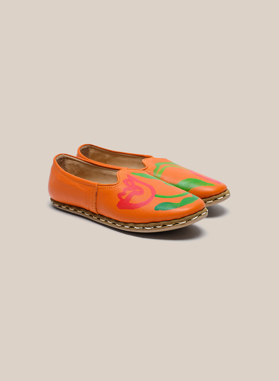 Womens 36 - Orange Floral