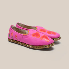 Womens 37 - Bright Pink Butterfly