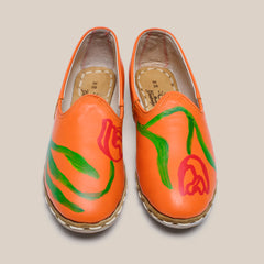 Womens 38 - Orange Floral