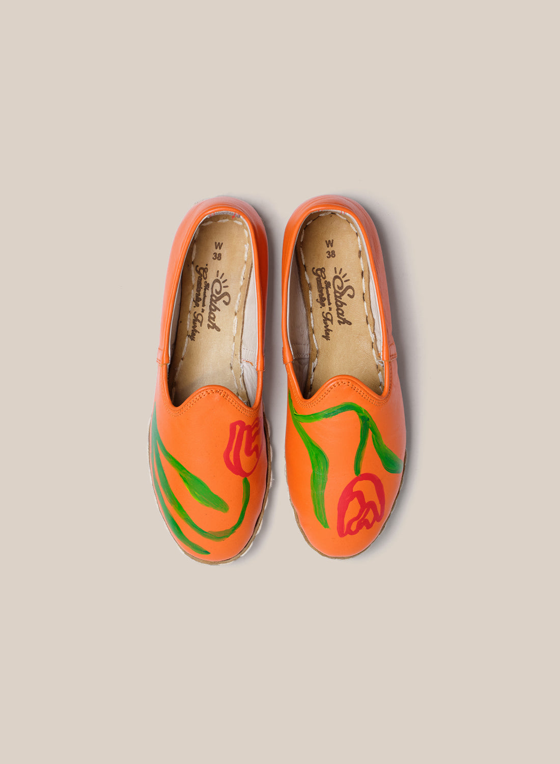 Womens 38 - Orange Floral