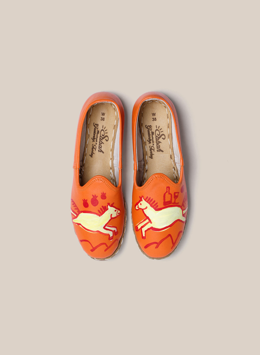 Womens 38 - Orange Equine