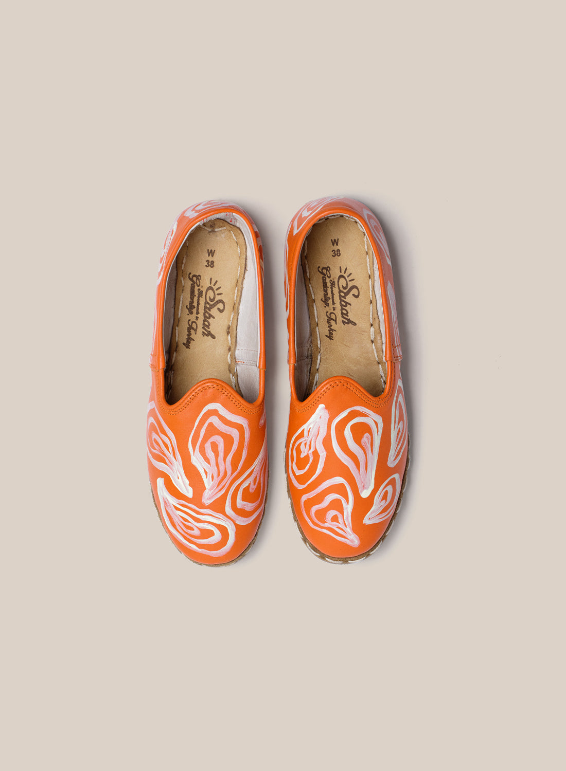 Womens 38 - Orange Oyster