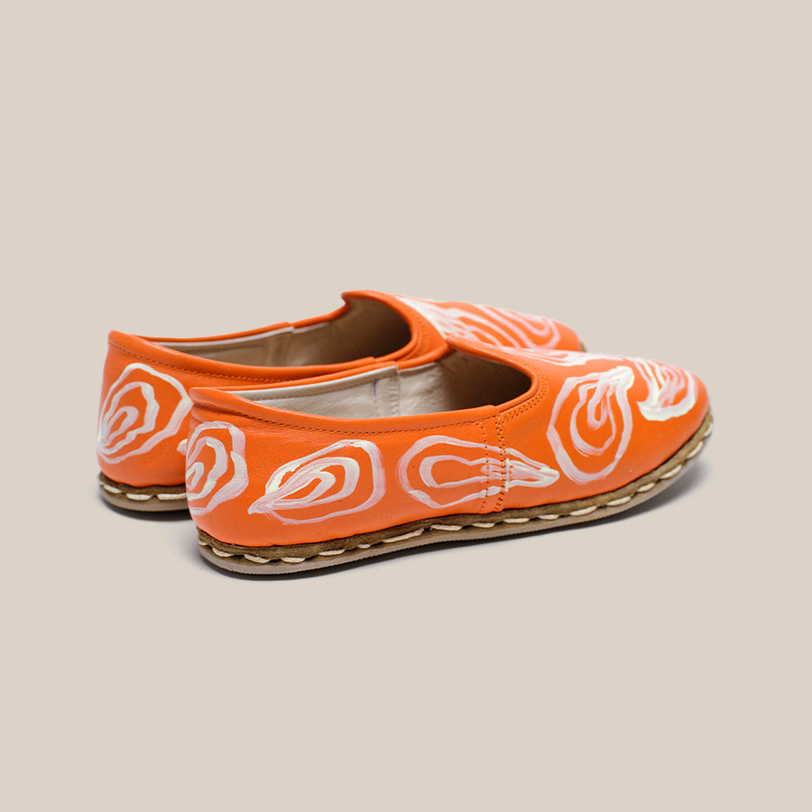 Womens 38 - Orange Oyster