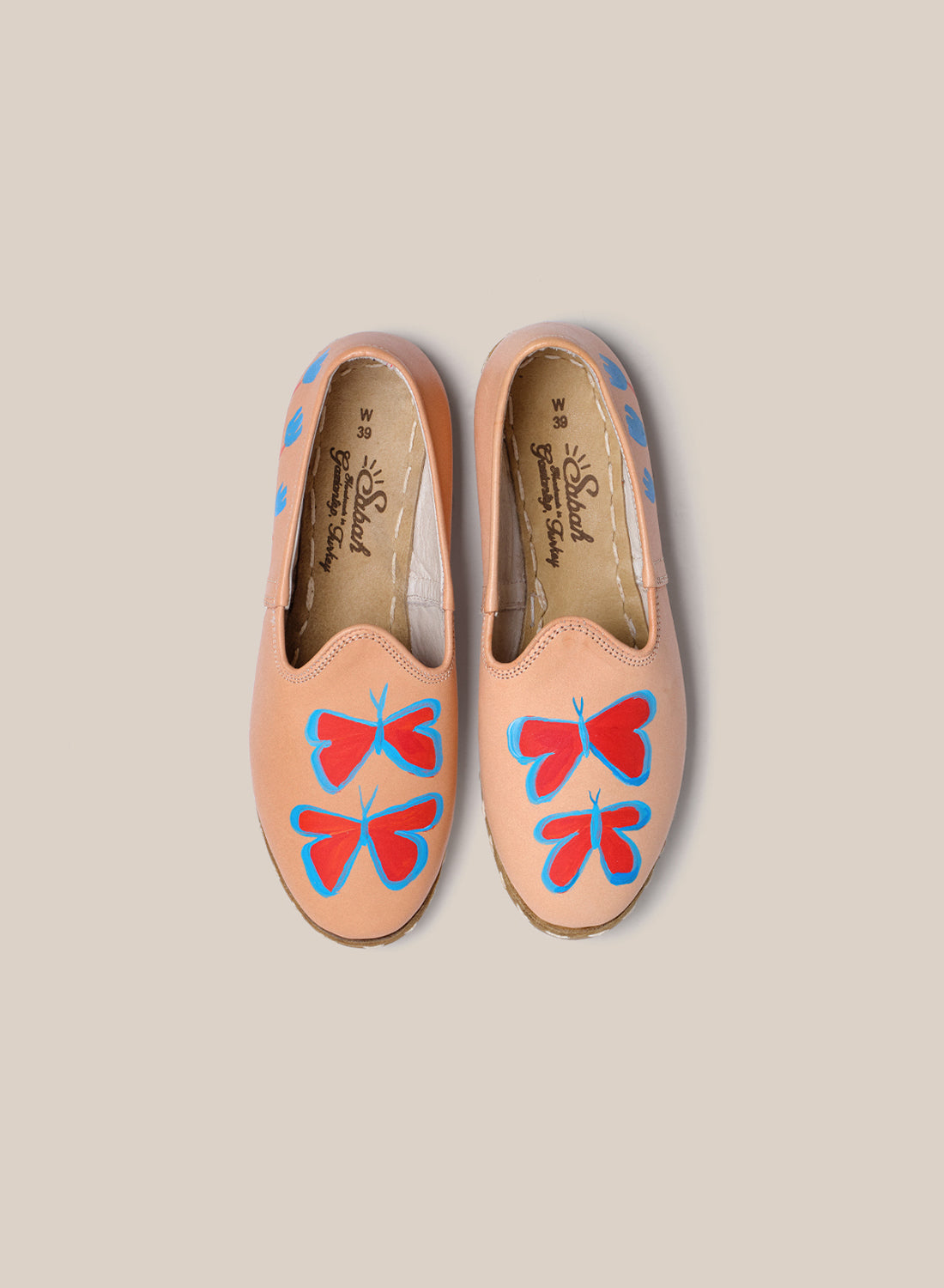 Womens 39 - Natural Butterfly