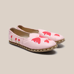 Womens 39 - Light Pink Butterfly