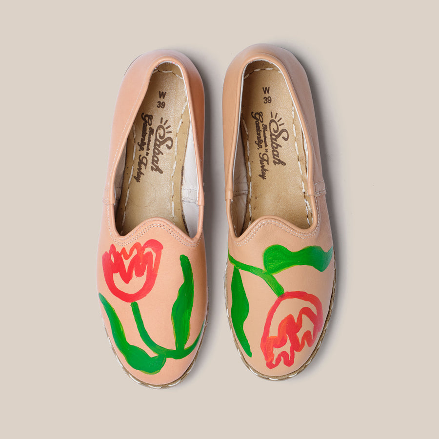 Womens 39 - Natural Floral