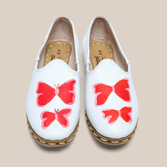 Womens 40 - White Butterfly