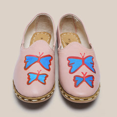 Womens 41 - Light Pink Butterfly