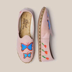 Womens 41 - Light Pink Butterfly