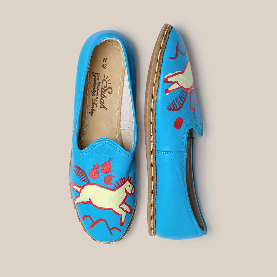 Womens 42 - Blue Equine