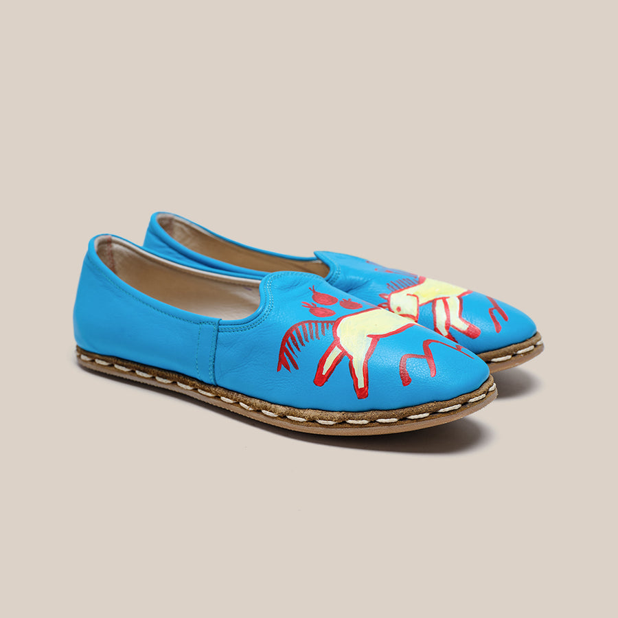 Womens 42 - Blue Equine