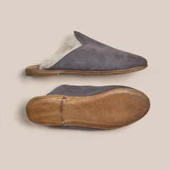 Ashmore Grey Shearling Baba (Womens)