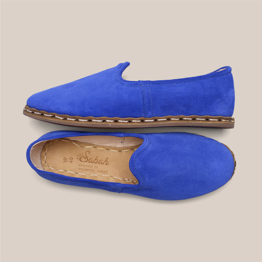 Electric Blue Suede Sabah (Womens)