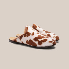 Brown Cow Shearling Baba (Womens)