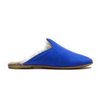 Electric Blue Shearling Baba (Womens)