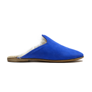 Electric Blue Shearling Baba (Womens)