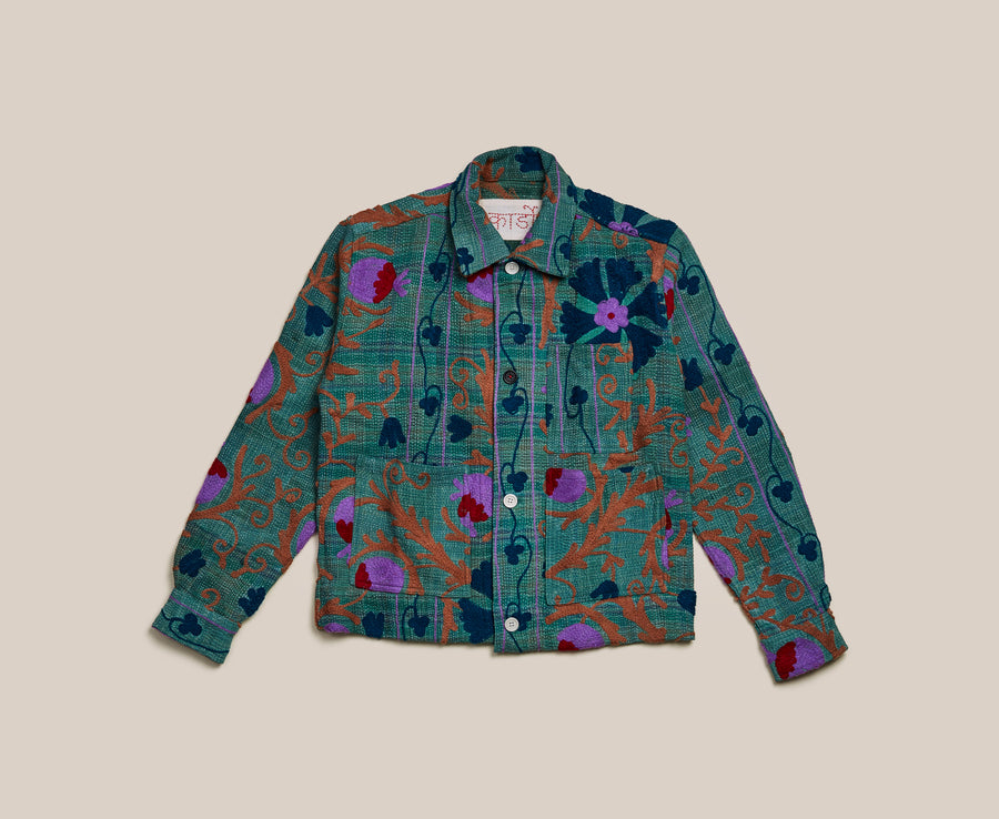 Bodhi Jacket in Turquoise by KARDO - Small