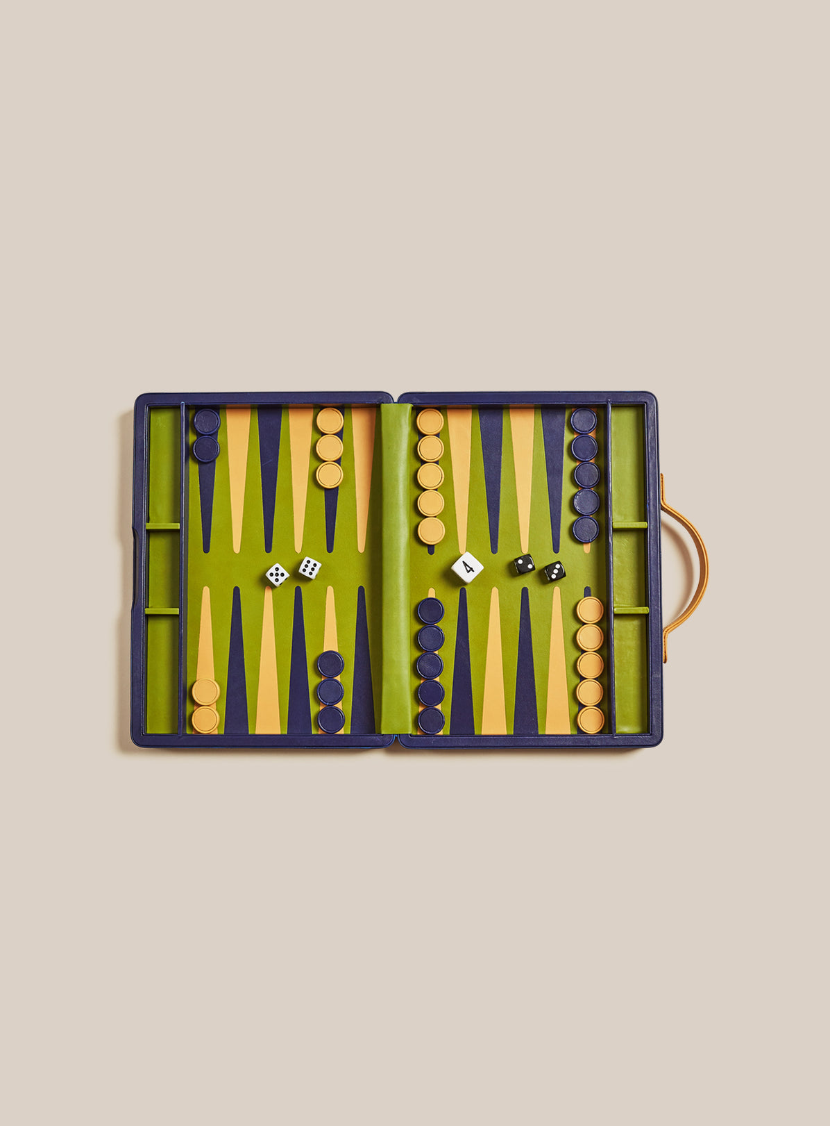 Backgammon Traveler's Case Set - Biarritz