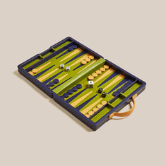 Backgammon Traveler's Case Set - Biarritz