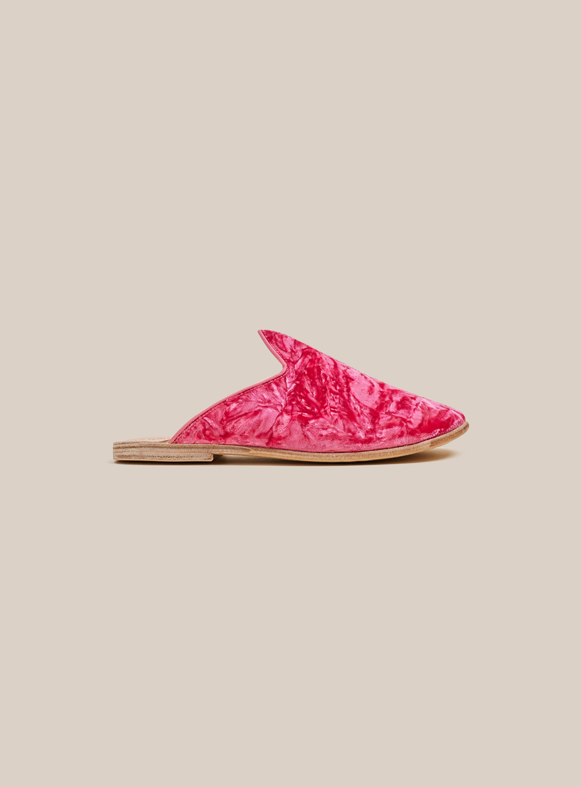 Azalea Pink Crushed Velvet Baba (Womens)