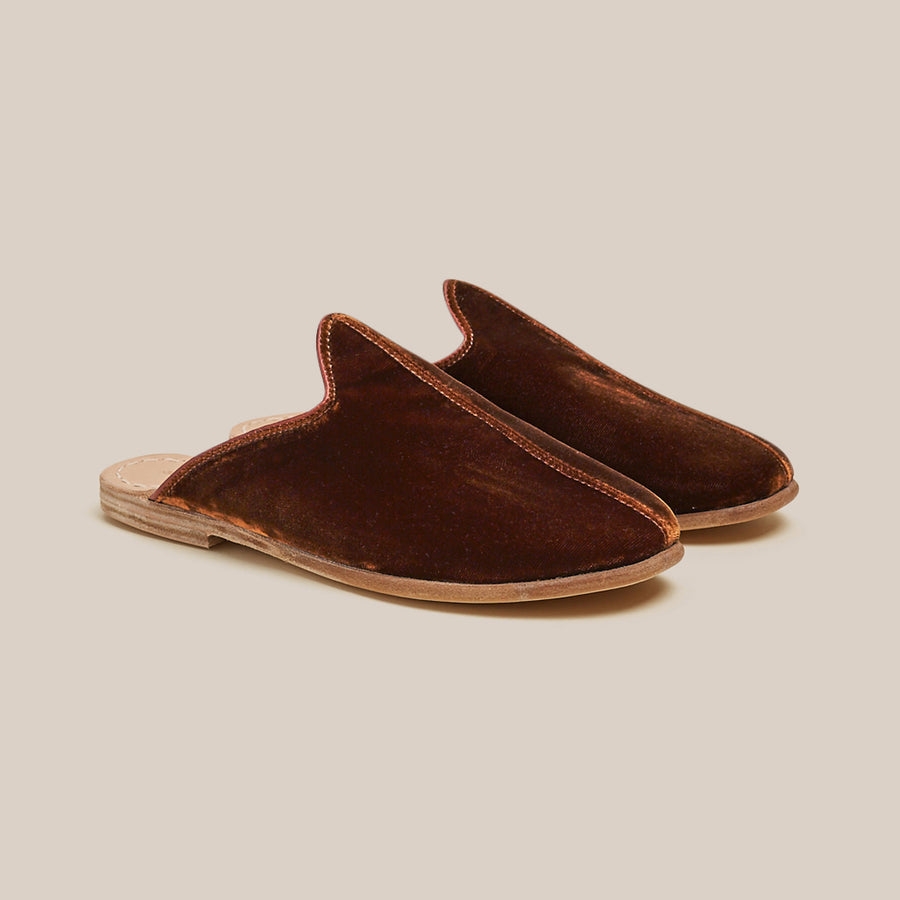 Ravello Brown Velvet Baba (Womens)