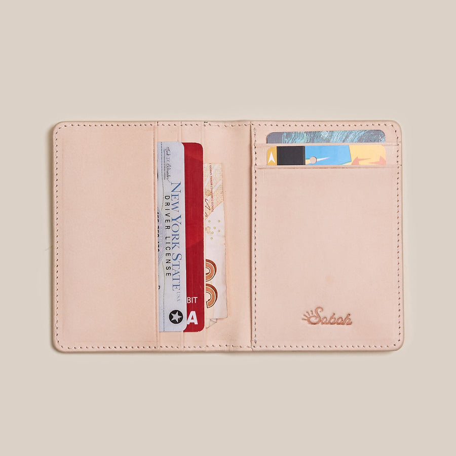 The Dealer Wallet - Undyed Natural