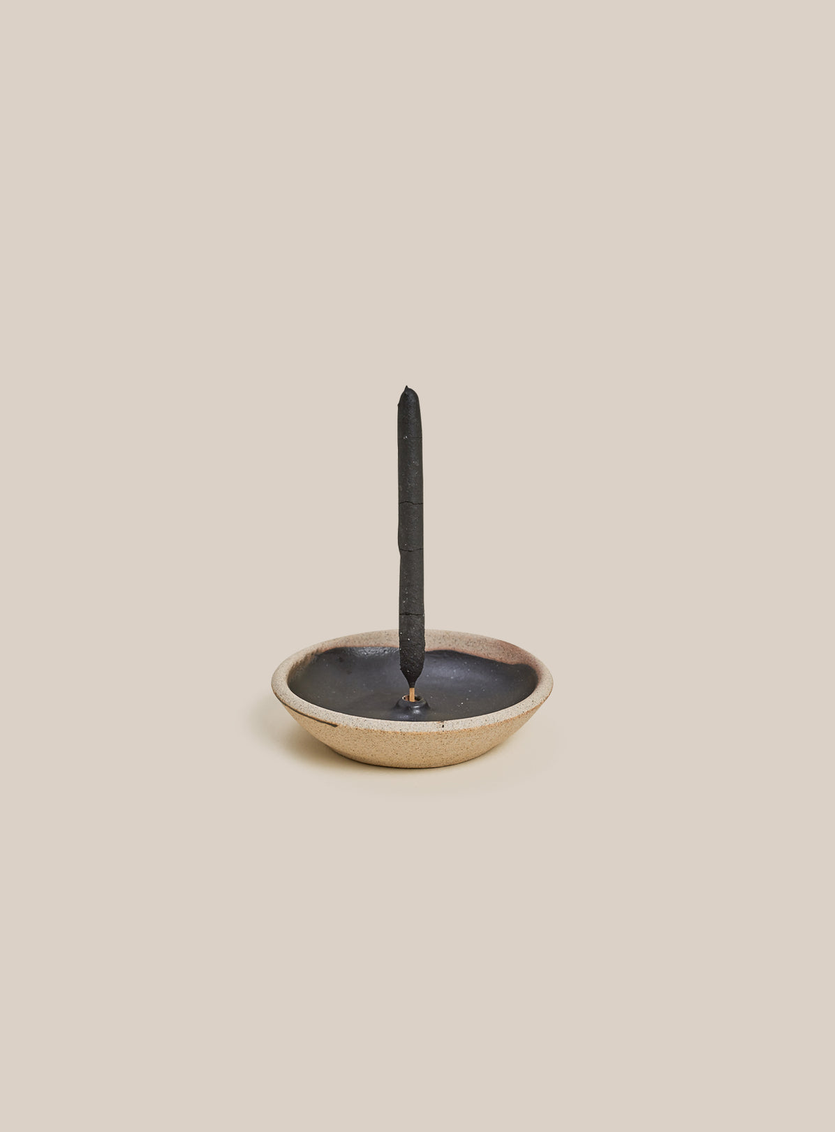 Black Woodfired Incense Holder By Incausa