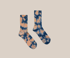 Hand Tie-Dyed Pradu Sock By Philip Huang