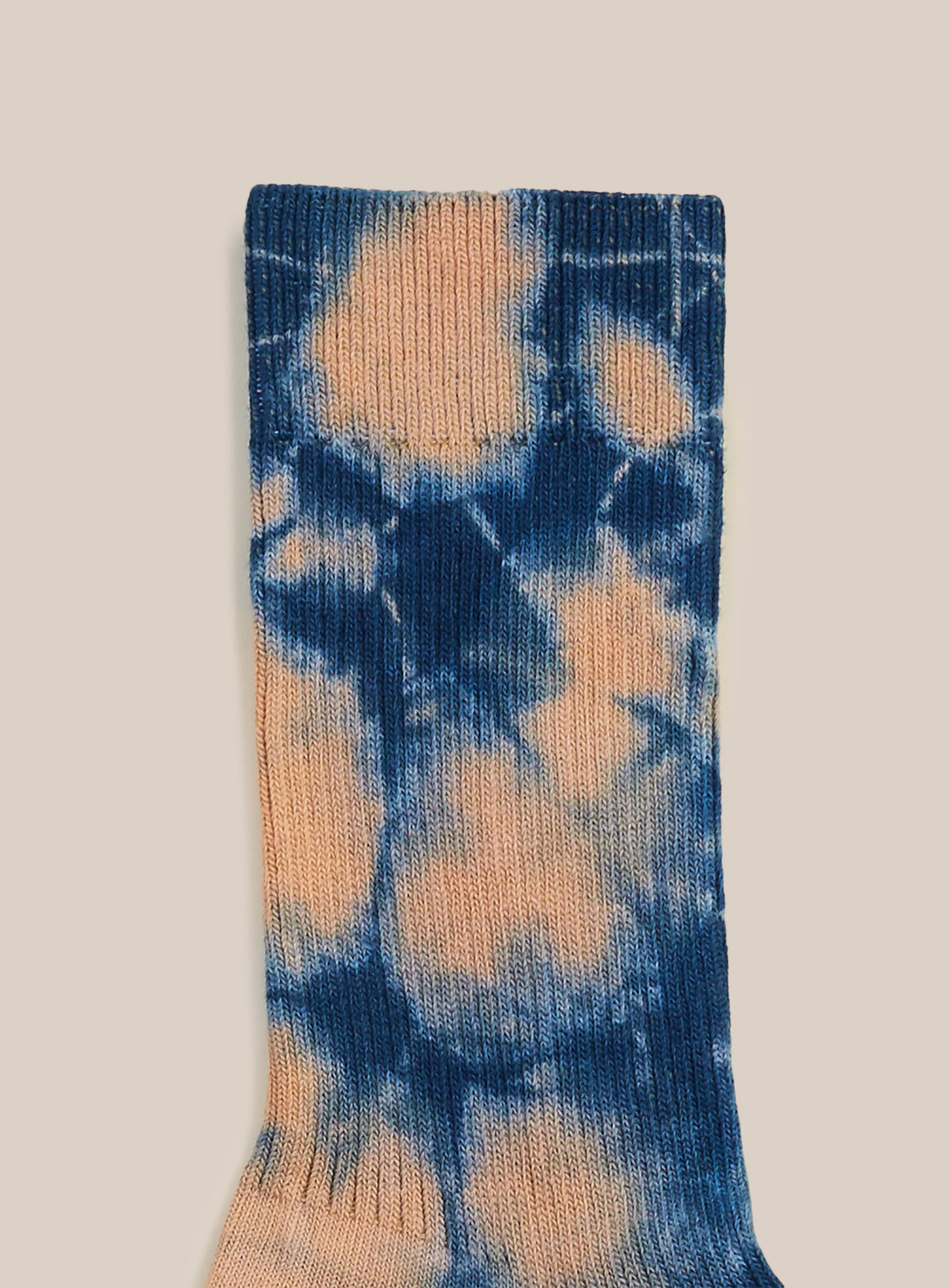 Hand Tie-Dyed Pradu Sock By Philip Huang