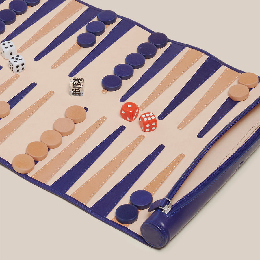 Travel Backgammon Board - Sabah Blue